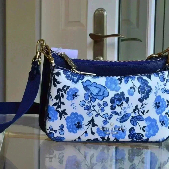 Kate Spade KH763 Vase Floral Duet Crossbody - Picture 2 of 11